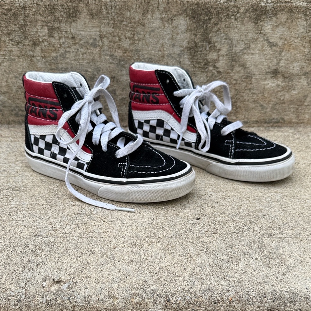 Vans Kids Sk8-Hi Checkerboard Shoe